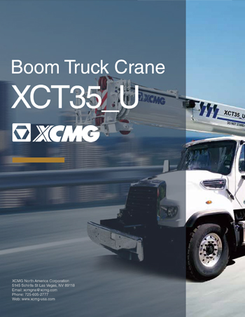 Thackray Crane XCMG XCT35 Hydraulic Truck Crane Product Guide Overview Image