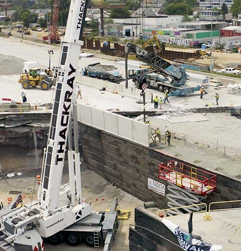 Thackray Crane I95 Construction