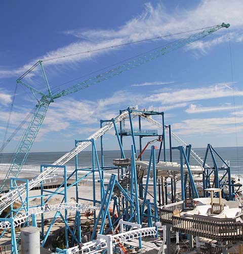 Thackray Crane Wildwood NJ Great Noreaster Crawler Crane