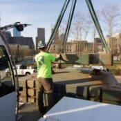 Thackray Crane - Barnes Foundation - Benjamin Franklin Parkway in Philadelphia