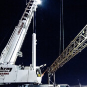 Thackray Crane 195 Truss Installatio