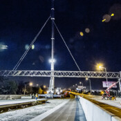 Thackray Crane 195 Truss Installatio