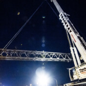 Thackray Crane 195 Truss Installatio