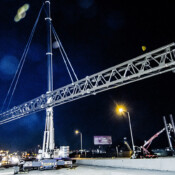 Thackray Crane 195 Truss Installatio