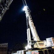 Thackray Crane 195 Truss Installatio