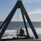 Thackray Crane Wildwood NJ Great NorEaster