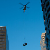 Thackray Crane Helicopter Lift