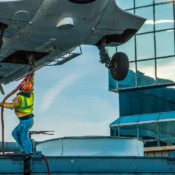 Thackray Crane Helicopter Lift