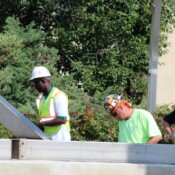 Thackray Crane Parx Casino Statue Install