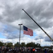 Thackray Crane Supports A Lift for a Vet Night