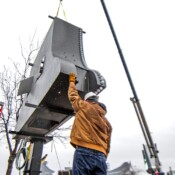 Thackray Crane Rental - Citizens Bank Park Liberty Bell Lift