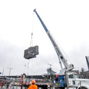 Thackray Crane Rental - Citizens Bank Park Liberty Bell Lift