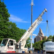 Thackray Crane HVAC Crane Lift Installation