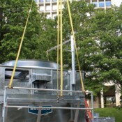 Thackray Crane HVAC Crane Lift Installation