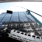 Thackray Crane Wanamaker Building HVAC Crane Lift