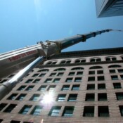 Thackray Crane Wanamaker Building HVAC Crane Lift