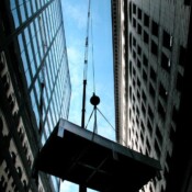 Thackray Crane Wanamaker Building HVAC Crane Lift