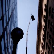 Thackray Crane Wanamaker Building HVAC Crane Lift