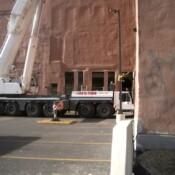 thackray crane generator installation crane lift william penn annex