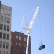 thackray crane generator installation crane lift william penn annex