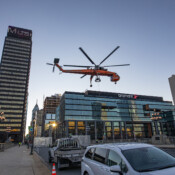 Thackray Crane Helicopter Life PECO Philadelphia PA