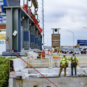 Thackray Crane Rental - A Small Miracle on I95 - Philadelphia, PA