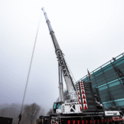 Thackray Crane Assists SAP America in Newtown Square with AHU installation