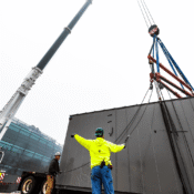 Thackray Crane Assists SAP America in Newtown Square with AHU installation
