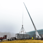 Thackray Crane Assists SAP America in Newtown Square with AHU installation