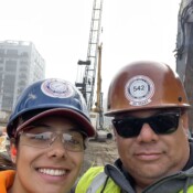Women in Construction (WIC) Week 2025 Celeste Sanchez and father Juan Sanchez
