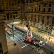 Thackray Crane Completes Major HVAC Chiller Swap at Residence Inn by Marriott in Center City Philadelphia