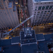 Thackray Crane Completes Major HVAC Chiller Swap at Residence Inn by Marriott in Center City Philadelphia
