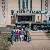 Thackray Crane Rental - Saint Cecilia Statue Relocation