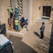 Thackray Crane Rental - Saint Cecilia Statue Relocation