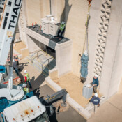 Thackray Crane Rental - Saint Cecilia Statue Relocation