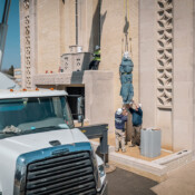 Thackray Crane Rental - Saint Cecilia Statue Relocation