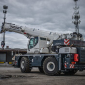 Thackray Crane Rental - Liebherr LRT1100 2.1 - Rough-Terrain Crane - Back Driver Side