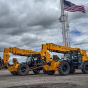 Thackray Crane Rental - Telehandlers - JCB 512-56 and JCB 514-56 - Loadall Series - Front Driver Side