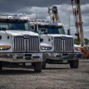 Trackray Crane Rental - Western Star 49X Tri-Axle - Heavy Hauling Truck - Front