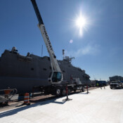 Thackray Crane Proudly Lifts a Piece of History - Supporting the Navy’s 250th Anniversary Fleet Week - 10