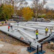 Thackray Crane Rental - Pherris Wheel Philadelphia Zoo Assembly - 1