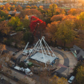 Thackray Crane Rental - Pherris Wheel Philadelphia Zoo Assembly - 10