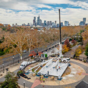 Thackray Crane Rental - Pherris Wheel Philadelphia Zoo Assembly - 3
