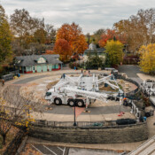 Thackray Crane Rental - Pherris Wheel Philadelphia Zoo Assembly - 5