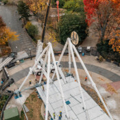 Thackray Crane Rental - Pherris Wheel Philadelphia Zoo Assembly - 6