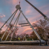 Thackray Crane Rental - Pherris Wheel Philadelphia Zoo Assembly - 7