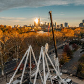 Thackray Crane Rental - Pherris Wheel Philadelphia Zoo Assembly - 8